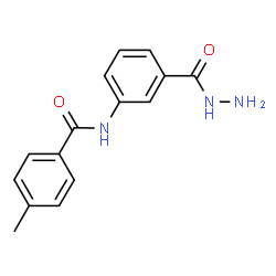 ChemSpider 2D Image | N-[3-(hydrazinecarbonyl)phenyl]-4-methylbenzamide | C15H15N3O2