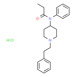 ChemSpider 2D Image | Fentanyl hydrochloride | C22H29ClN2O