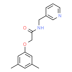 ChemSpider 2D Image | 2-(3,5-Dimethylphenoxy)-N-(3-pyridinylmethyl)acetamide | C16H18N2O2