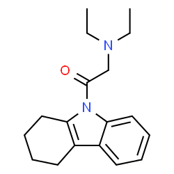 ChemSpider 2D Image | 2-(Diethylamino)-1-(1,2,3,4-tetrahydro-9H-carbazol-9-yl)ethanone | C18H24N2O