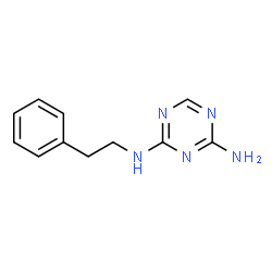 ChemSpider 2D Image | N2-Phenethyl-1,3,5-triazine-2,4-diamine | C11H13N5