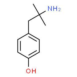 ChemSpider 2D Image | 4-(2-Amino-2-methylpropyl)phenol | C10H15NO
