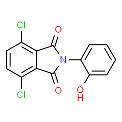 ChemSpider 2D Image | 4,7-Dichloro-2-(2-hydroxyphenyl)-1H-isoindole-1,3(2H)-dione | C14H7Cl2NO3