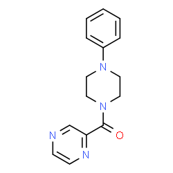 ChemSpider 2D Image | (4-Phenyl-1-piperazinyl)(2-pyrazinyl)methanone | C15H16N4O