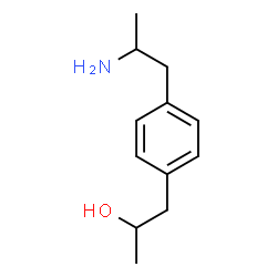 ChemSpider 2D Image | 1-[4-(2-Aminopropyl)phenyl]-2-propanol | C12H19NO