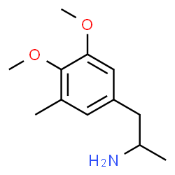 ChemSpider 2D Image | 1-(3,4-Dimethoxy-5-methylphenyl)-2-propanamine | C12H19NO2