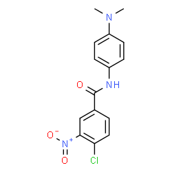 ChemSpider 2D Image | 4-Chloro-N-[4-(dimethylamino)phenyl]-3-nitrobenzamide | C15H14ClN3O3