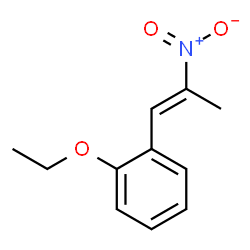 ChemSpider 2D Image | 1-Ethoxy-2-[(1E)-2-nitro-1-propen-1-yl]benzene | C11H13NO3