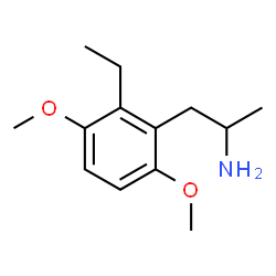ChemSpider 2D Image | 1-(2-Ethyl-3,6-dimethoxyphenyl)-2-propanamine | C13H21NO2