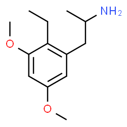 ChemSpider 2D Image | 1-(2-Ethyl-3,5-dimethoxyphenyl)-2-propanamine | C13H21NO2
