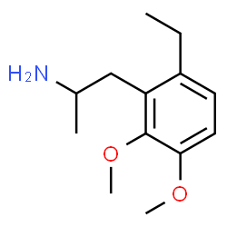 ChemSpider 2D Image | 1-(6-Ethyl-2,3-dimethoxyphenyl)-2-propanamine | C13H21NO2