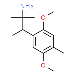 ChemSpider 2D Image | 3-(2,5-Dimethoxy-4-methylphenyl)-2-methyl-2-butanamine | C14H23NO2