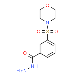 ChemSpider 2D Image | 3-(4-Morpholinylsulfonyl)benzohydrazide | C11H15N3O4S