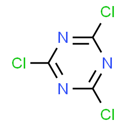 ChemSpider 2D Image | Cyanuric chloride | C3Cl3N3
