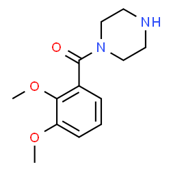 ChemSpider 2D Image | 1-(2,3-dimethoxybenzoyl)piperazine | C13H18N2O3