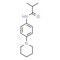 ChemSpider 2D Image | 2-Methyl-N-[4-(1-piperidinyl)phenyl]propanamide | C15H22N2O