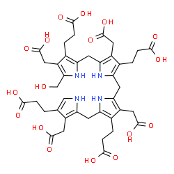 ChemSpider 2D Image | Hydroxymethylbilane | C40H46N4O17
