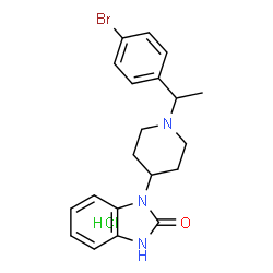 ChemSpider 2D Image | Brorphine (hydrochloride) | C20H23BrClN3O