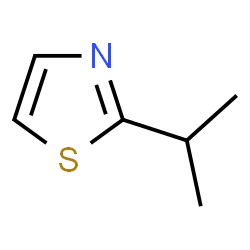 ChemSpider 2D Image | 2-isopropylthiazole | C6H9NS