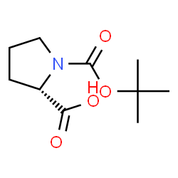 ChemSpider 2D Image | N-Boc-L-proline | C10H17NO4