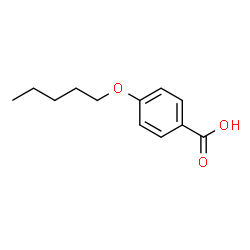 ChemSpider 2D Image | 4-n-Amyloxybenzoic Acid | C12H16O3