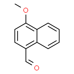 ChemSpider 2D Image | 4-Methoxy-1-naphthaldehyde | C12H10O2