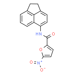 ChemSpider 2D Image | N-(1,2-Dihydro-5-acenaphthylenyl)-5-nitro-2-furamide | C17H12N2O4