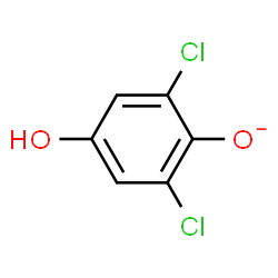 ChemSpider 2D Image | 2,6-Dichloro-4-hydroxyphenolate | C6H3Cl2O2