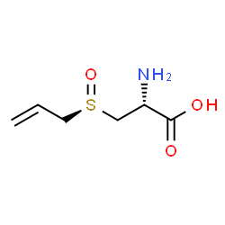 ChemSpider 2D Image | 3-[(R)-Allylsulfinyl]-L-alanine | C6H11NO3S