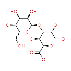 ChemSpider 2D Image | 4-O-beta-D-Galactopyranosyl-D-gluconate | C12H21O12