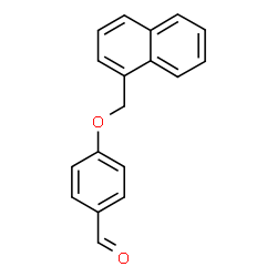 ChemSpider 2D Image | 4-(1-Naphthylmethoxy)benzaldehyde | C18H14O2