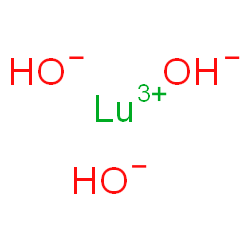 ChemSpider 2D Image | Lutetium trihydroxide | H3LuO3