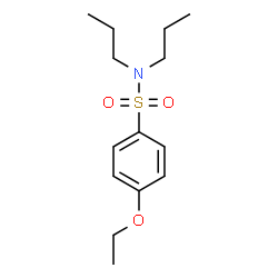 ChemSpider 2D Image | 4-Ethoxy-N,N-dipropylbenzenesulfonamide | C14H23NO3S
