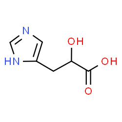 ChemSpider 2D Image | 3-(imidazol-5-yl)lactic acid | C6H8N2O3
