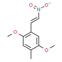 ChemSpider 2D Image | 1,4-Dimethoxy-2-methyl-5-[(E)-2-nitrovinyl]benzene | C11H13NO4