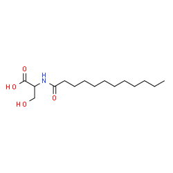 ChemSpider 2D Image | N-Dodecanoylserine | C15H29NO4