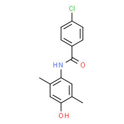 ChemSpider 2D Image | 4-Chloro-N-(4-hydroxy-2,5-dimethylphenyl)benzamide | C15H14ClNO2