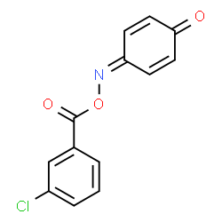 ChemSpider 2D Image | 4-{[(3-Chlorobenzoyl)oxy]imino}-2,5-cyclohexadien-1-one | C13H8ClNO3