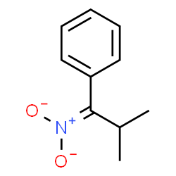 ChemSpider 2D Image | [(2-Methyl-1-phenylpropylidene)(oxido)-lambda~5~-azanyl]oxidanide | C10H12NO2