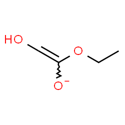 ChemSpider 2D Image | 1-Ethoxy-2-hydroxyethenolate | C4H7O3