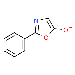 ChemSpider 2D Image | 2-Phenyl-1,3-oxazol-5-olate | C9H6NO2