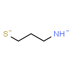 ChemSpider 2D Image | 3-Azanidyl-1-propanethiolatato(2-) | C3H7NS