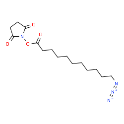 ChemSpider 2D Image | 1-[(11-Azidoundecanoyl)oxy]-2,5-pyrrolidinedione | C15H24N4O4