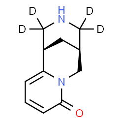 ChemSpider 2D Image | (9R)-(10,10,12,12-~2~H_4_)-7,11-Diazatricyclo[7.3.1.0~2,7~]trideca-2,4-dien-6-one | C11H10D4N2O