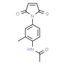 ChemSpider 2D Image | N-[4-(2,5-Dioxo-2,5-dihydro-1H-pyrrol-1-yl)-2-methylphenyl]acetamide | C13H12N2O3
