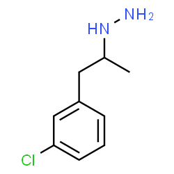 ChemSpider 2D Image | [1-(3-Chlorophenyl)-2-propanyl]hydrazine | C9H13ClN2