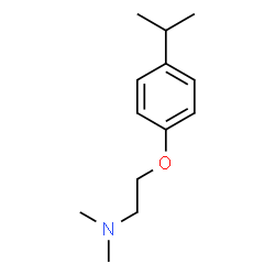 ChemSpider 2D Image | 2-(4-Isopropylphenoxy)-N,N-dimethylethanamine | C13H21NO