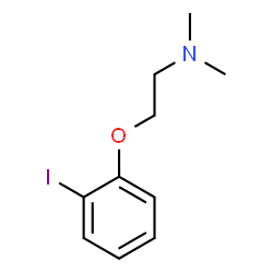 ChemSpider 2D Image | 2-(2-Iodophenoxy)-N,N-dimethylethanamine | C10H14INO