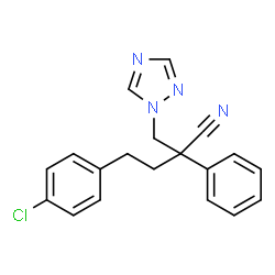 ChemSpider 2D Image | fenbuconazole | C19H17ClN4