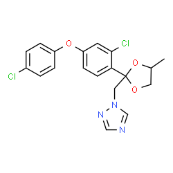 ChemSpider 2D Image | difenoconazole | C19H17Cl2N3O3